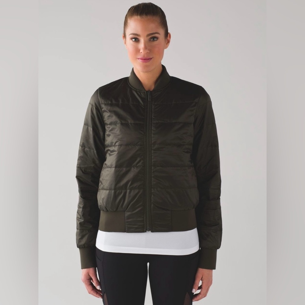 Lululemon Non-Stop Bomber (Reversible)
Dark Olive